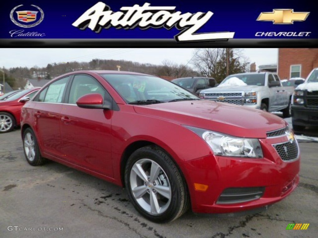 2014 Cruze LT - Crystal Red Tintcoat / Cocoa/Light Neutral photo #1