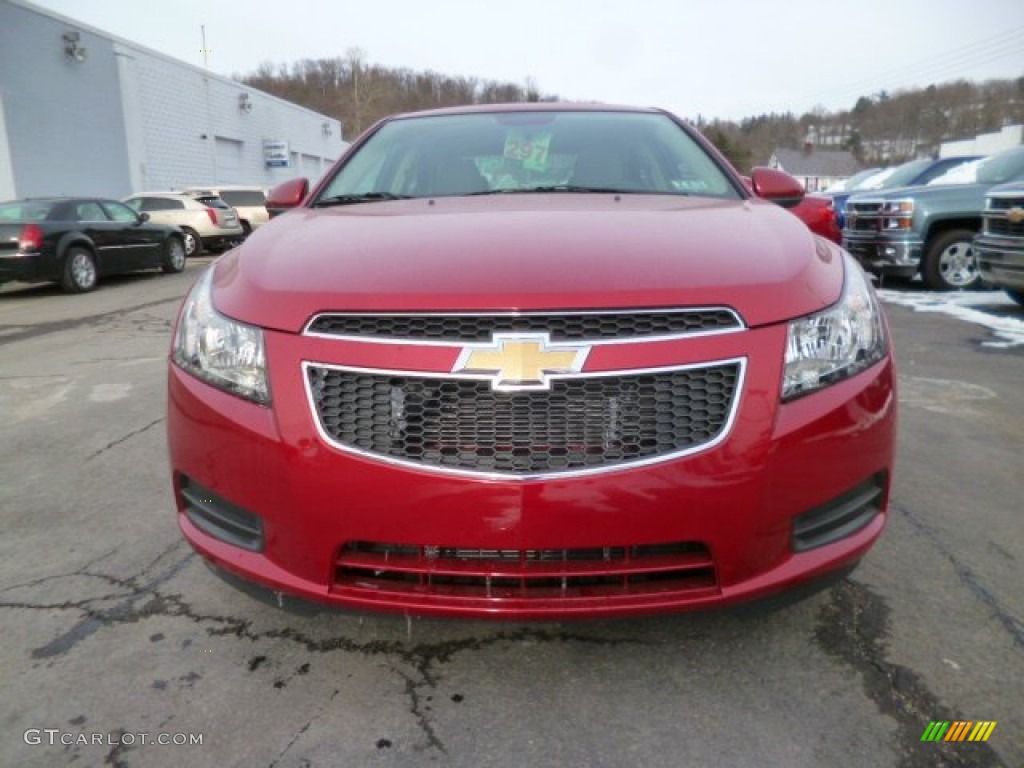 2014 Cruze LT - Crystal Red Tintcoat / Cocoa/Light Neutral photo #2