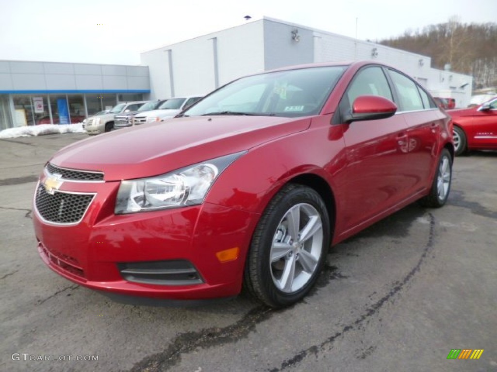 2014 Cruze LT - Crystal Red Tintcoat / Cocoa/Light Neutral photo #3