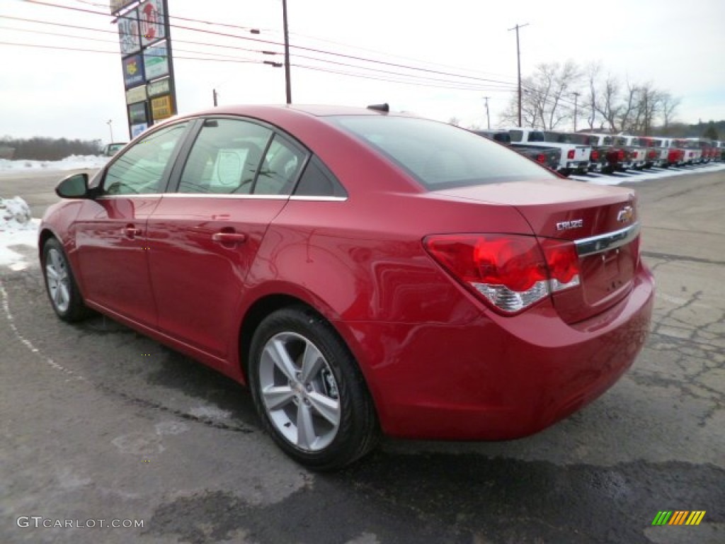 2014 Cruze LT - Crystal Red Tintcoat / Cocoa/Light Neutral photo #5