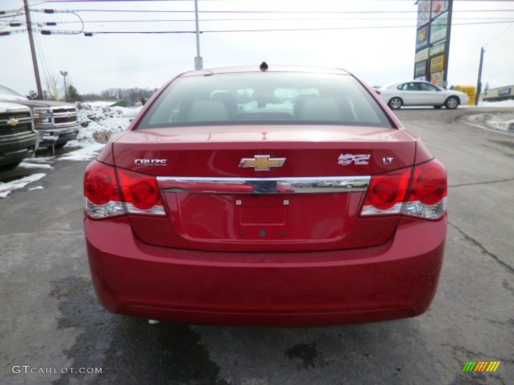 2014 Cruze LT - Crystal Red Tintcoat / Cocoa/Light Neutral photo #6