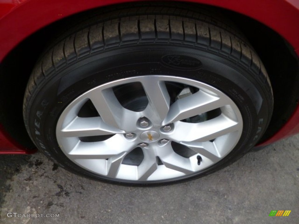 2014 Impala LTZ - Crystal Red Tintcoat / Jet Black photo #9
