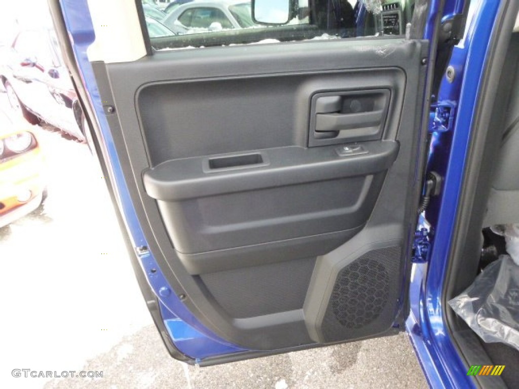 2014 1500 Tradesman Quad Cab 4x4 - Blue Streak Pearl Coat / Black/Diesel Gray photo #13