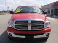 2008 Flame Red Dodge Ram 1500 Big Horn Edition Quad Cab  photo #8