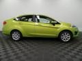 2012 Lime Squeeze Metallic Ford Fiesta SE Sedan  photo #3