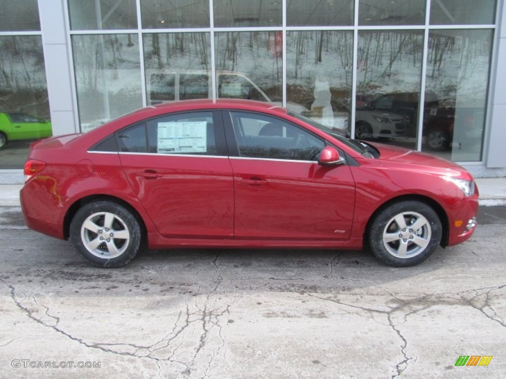 2014 Cruze LT - Crystal Red Tintcoat / Jet Black photo #2