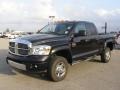 2008 Brilliant Black Crystal Pearl Dodge Ram 2500 Laramie Quad Cab 4x4  photo #7