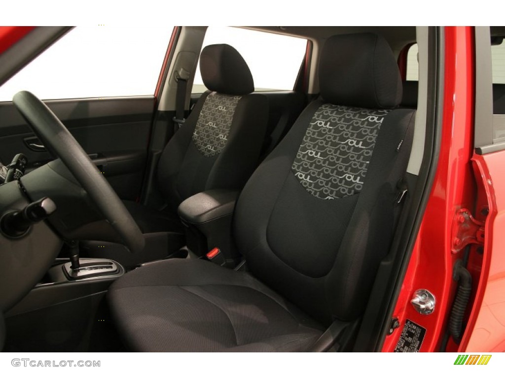 Black Soul Logo Cloth Interior 2010 Kia Soul + Photo #90531872