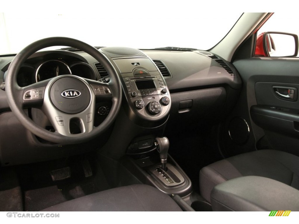 2010 Kia Soul + Black Soul Logo Cloth Dashboard Photo #90531896