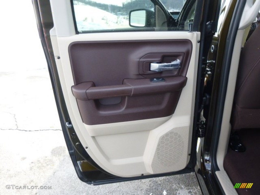 2014 1500 Big Horn Quad Cab 4x4 - Black Gold Pearl Coat / Black/Diesel Gray photo #13