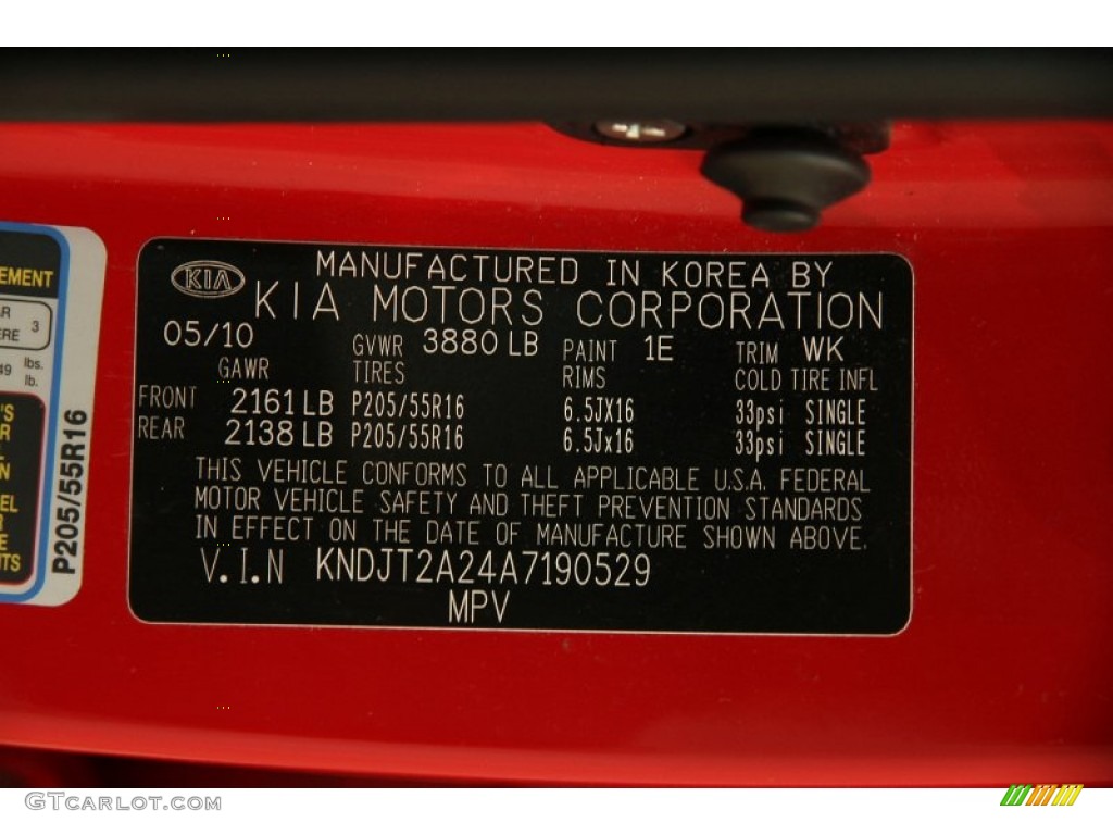 2010 Kia Soul + Parts Photos