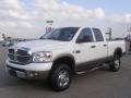 2008 Bright White Dodge Ram 2500 Laramie Quad Cab 4x4  photo #7