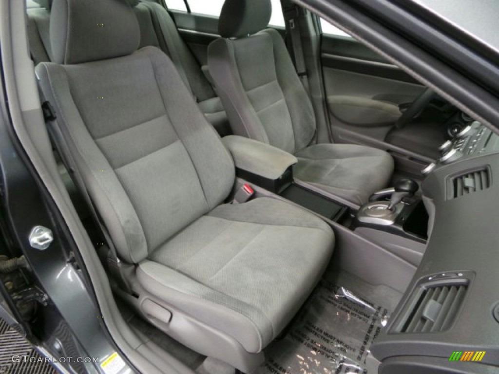 2011 Civic EX Sedan - Polished Metal Metallic / Gray photo #12