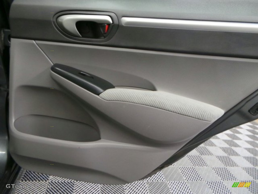 2011 Civic EX Sedan - Polished Metal Metallic / Gray photo #16