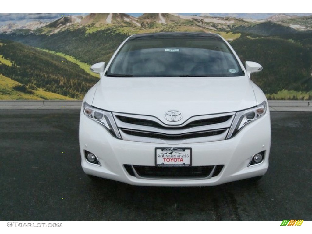 2014 Venza Limited - Blizzard White Pearl / Light Gray photo #2