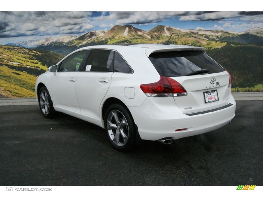 2014 Venza Limited - Blizzard White Pearl / Light Gray photo #3