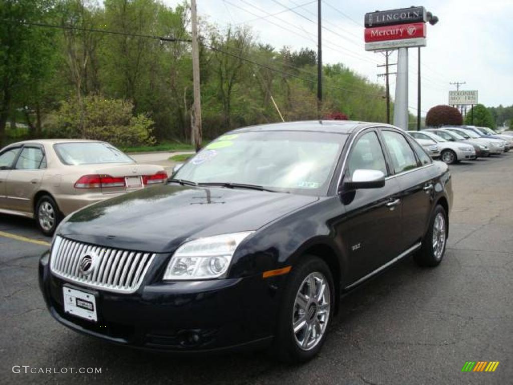 2008 Sable Premier AWD Sedan - Dark Ink Blue / Medium Light Stone photo #1