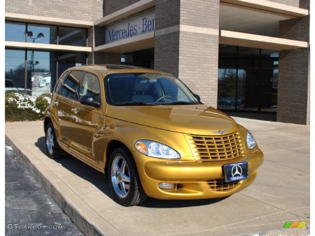 2002 PT Cruiser Limited - Inca Gold Pearlcoat / Taupe photo #1