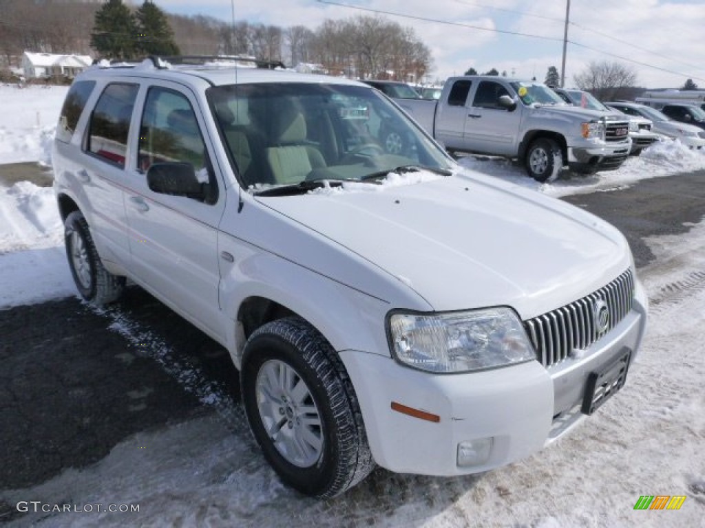 2007 Mariner Luxury - Oxford White / Black/Light Parchment photo #3