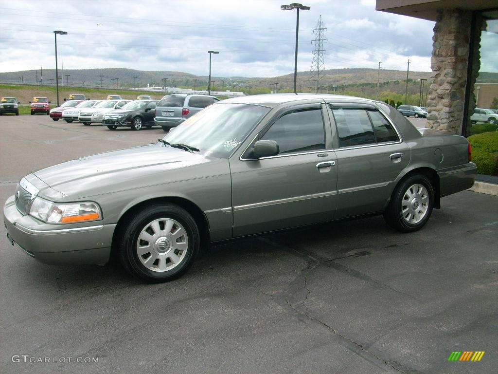 2003 Grand Marquis LS - Spruce Green Metallic / Medium Parchment photo #12