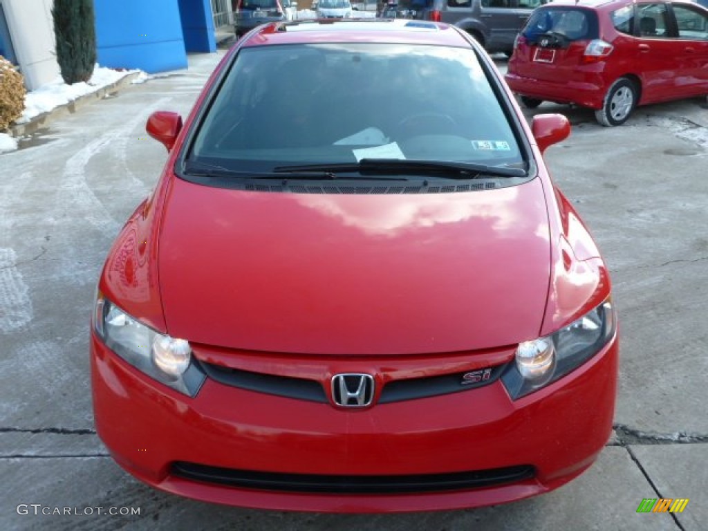 2007 Civic Si Sedan - Rallye Red / Black photo #18