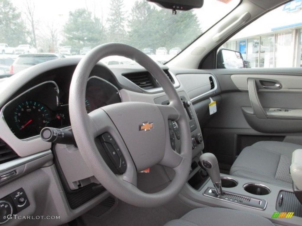 2014 Chevrolet Traverse LS AWD Dark Titanium/Light Titanium Dashboard Photo #90538484