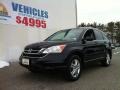 2011 Crystal Black Pearl Honda CR-V EX 4WD  photo #1