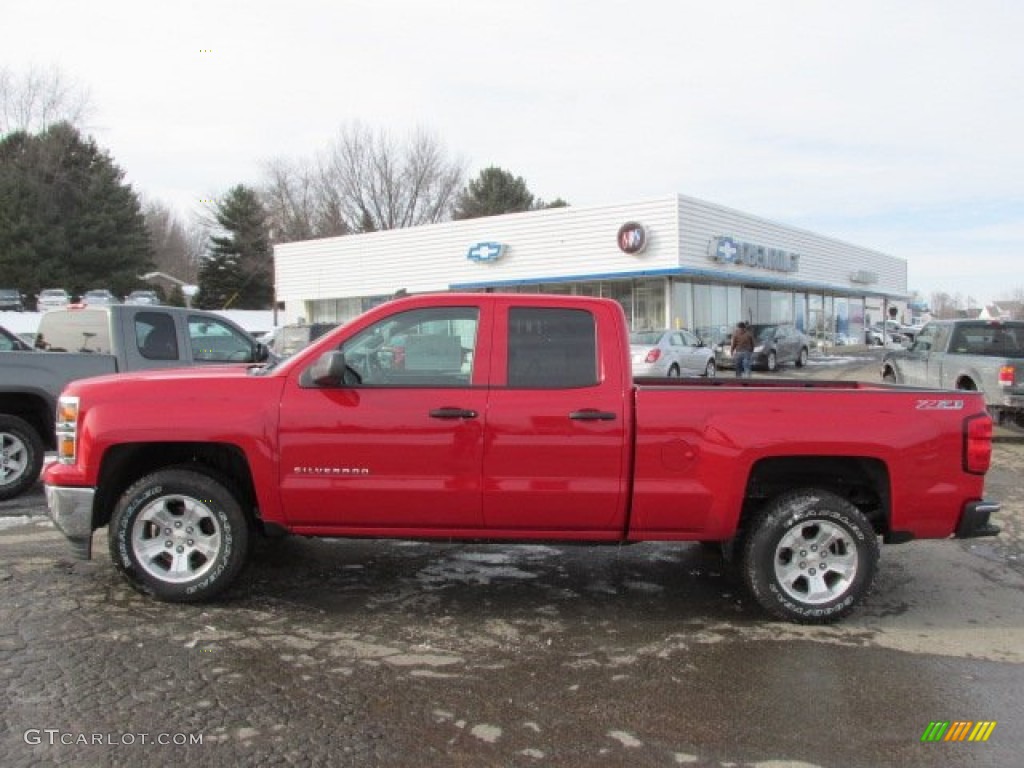 2014 Silverado 1500 LT Z71 Double Cab 4x4 - Victory Red / Jet Black photo #2