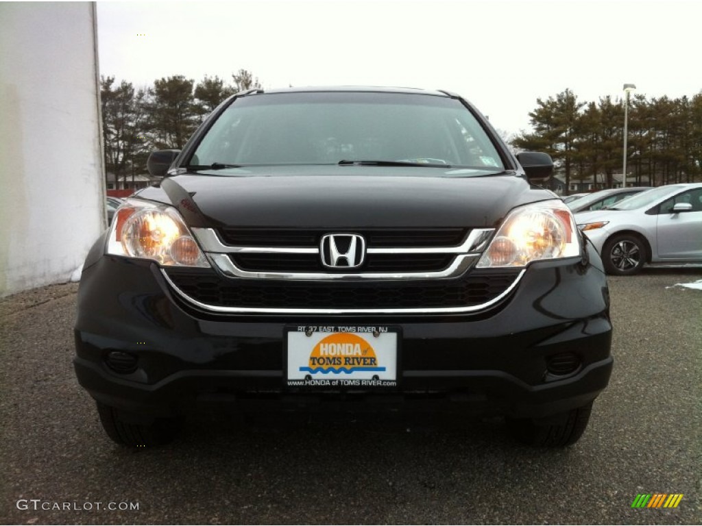 2011 CR-V EX 4WD - Crystal Black Pearl / Black photo #2