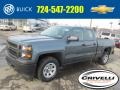 Blue Granite Metallic - Silverado 1500 WT Double Cab 4x4 Photo No. 1