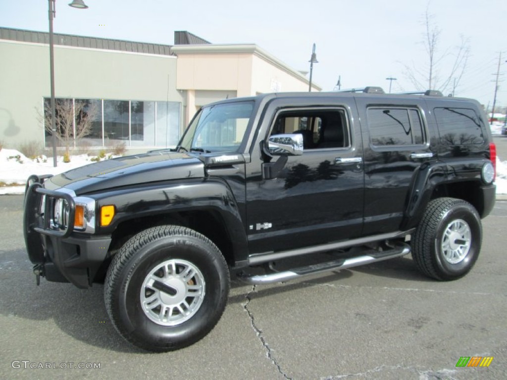 Black 2006 Hummer H3 Standard H3 Model Exterior Photo #90539898