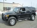 Black 2006 Hummer H3 Standard H3 Model Exterior