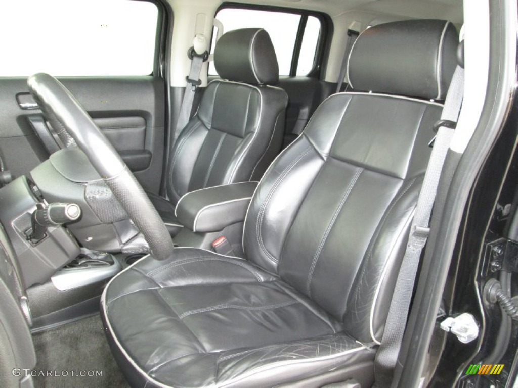 Ebony Black Interior 2006 Hummer H3 Standard H3 Model Photo #90540149