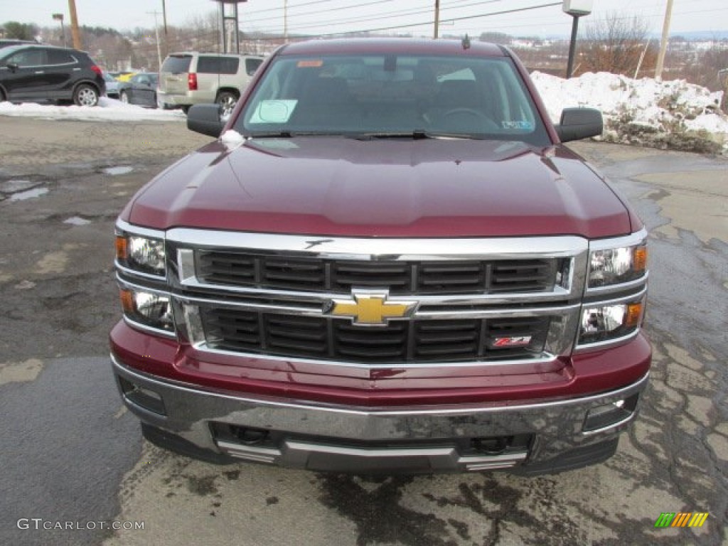 2014 Silverado 1500 LT Z71 Crew Cab 4x4 - Deep Ruby Metallic / Jet Black photo #3