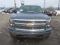 2014 Blue Granite Metallic Chevrolet Silverado 1500 LT Crew Cab 4x4  photo #3