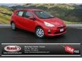 Absolutely Red - Prius c Hybrid Two Photo No. 1