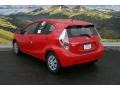 2014 Absolutely Red Toyota Prius c Hybrid Two  photo #3