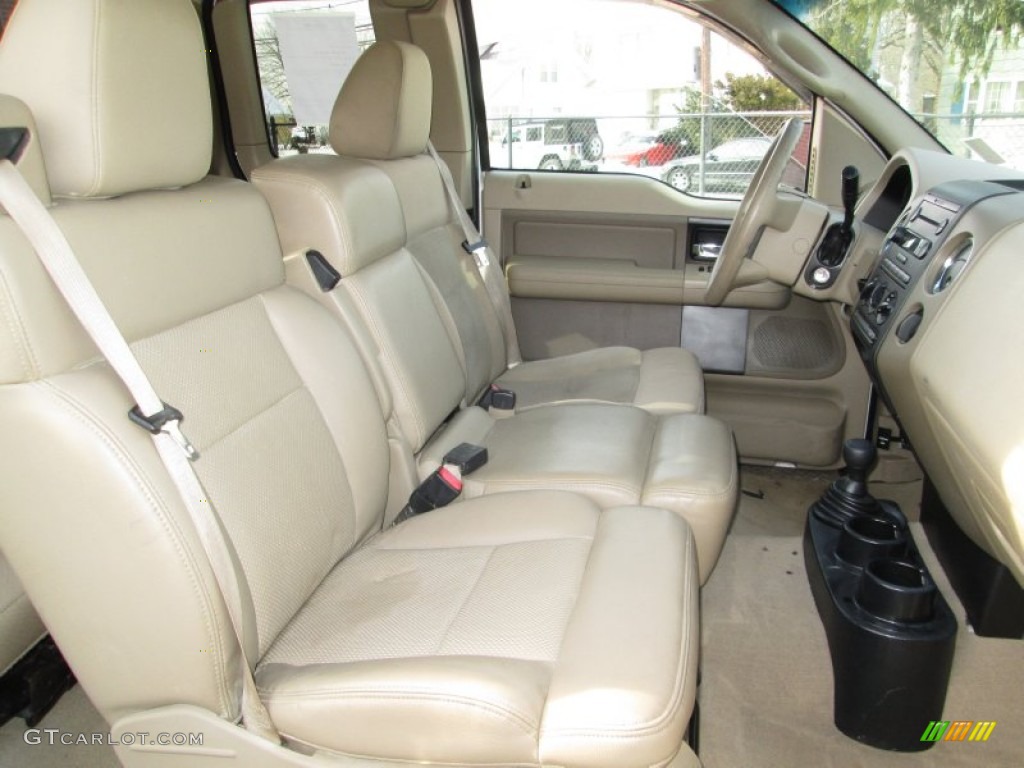 2005 F150 XLT SuperCab 4x4 - Oxford White / Tan photo #15