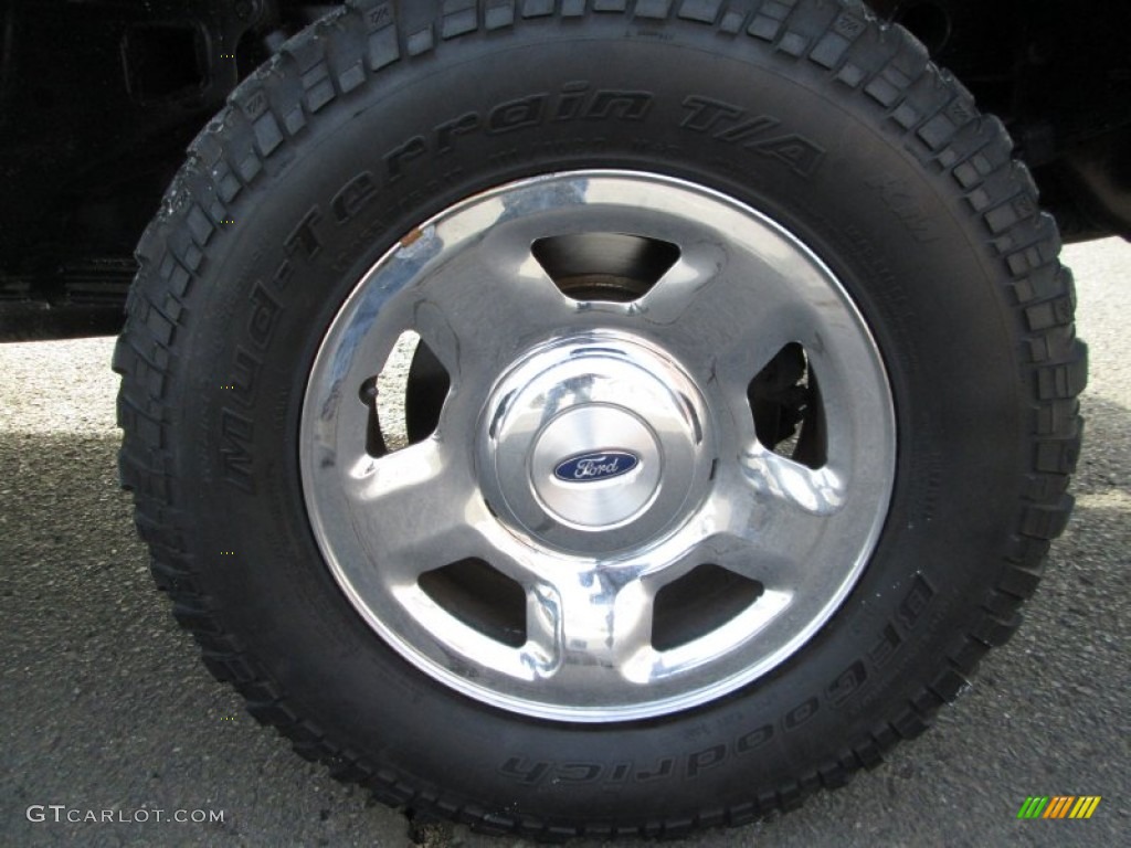 2005 F150 XLT SuperCab 4x4 - Oxford White / Tan photo #25