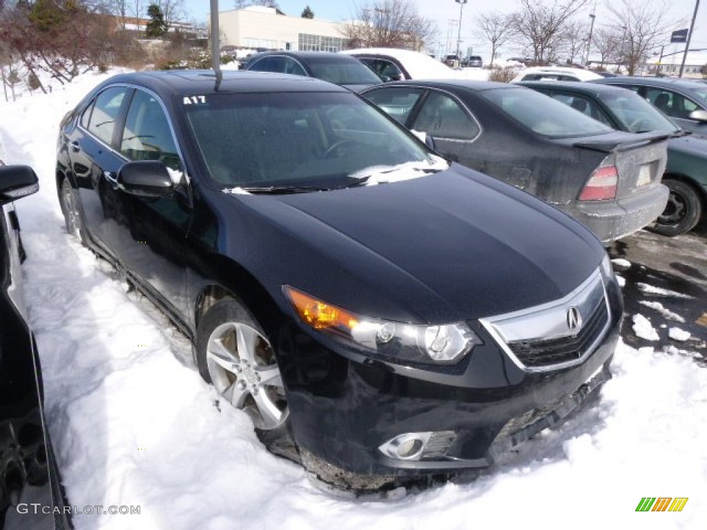 2013 TSX  - Crystal Black Pearl / Ebony photo #1