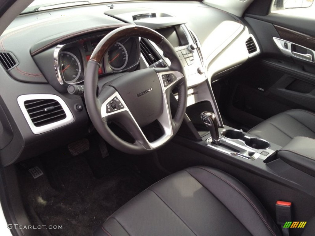 Jet Black Interior 2014 GMC Terrain Denali AWD Photo #90542957
