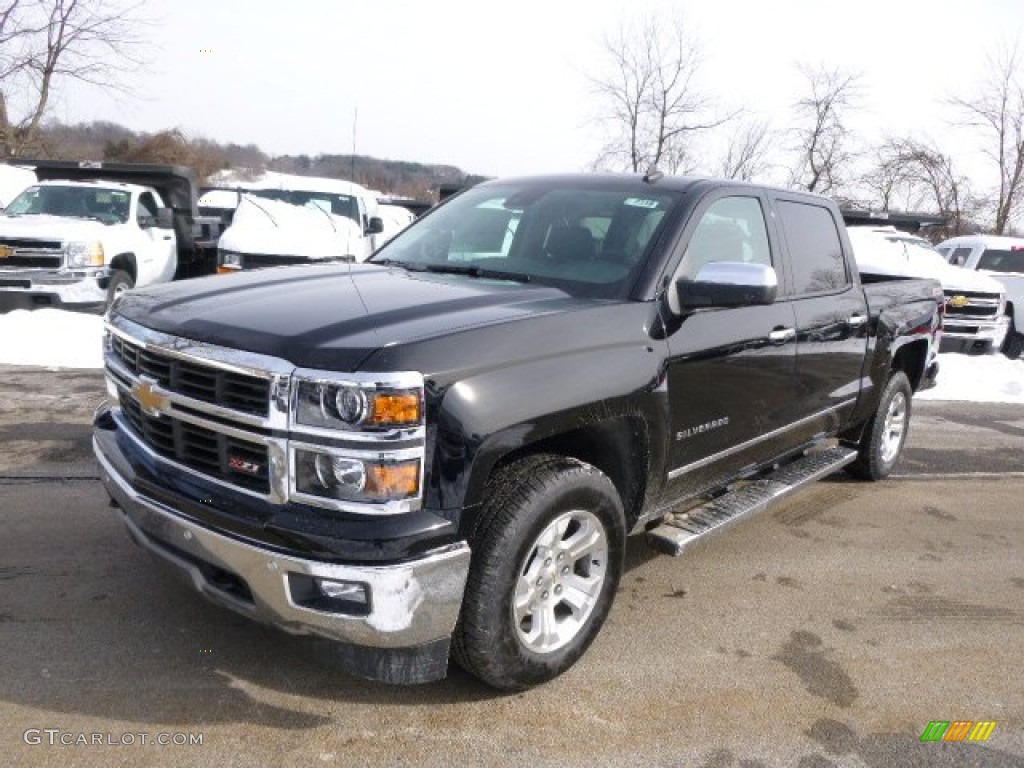 2014 Silverado 1500 LTZ Z71 Crew Cab 4x4 - Black / Jet Black photo #2