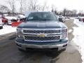 2014 Blue Granite Metallic Chevrolet Silverado 1500 LT Crew Cab 4x4  photo #3