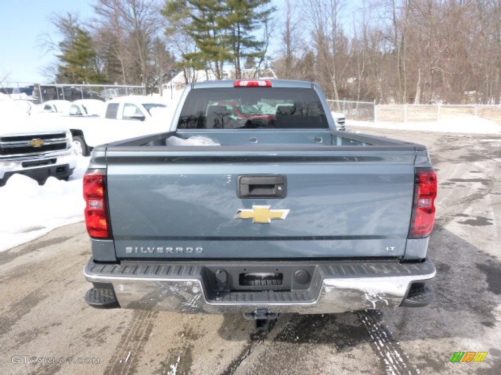 2014 Silverado 1500 LT Crew Cab 4x4 - Blue Granite Metallic / Jet Black photo #7