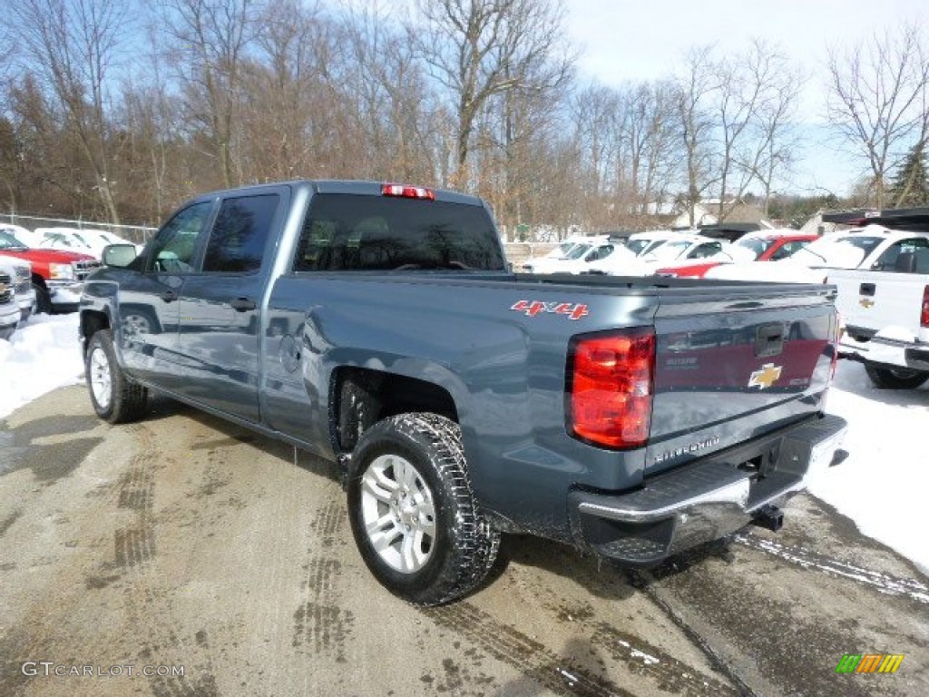 2014 Silverado 1500 LT Crew Cab 4x4 - Blue Granite Metallic / Jet Black photo #8