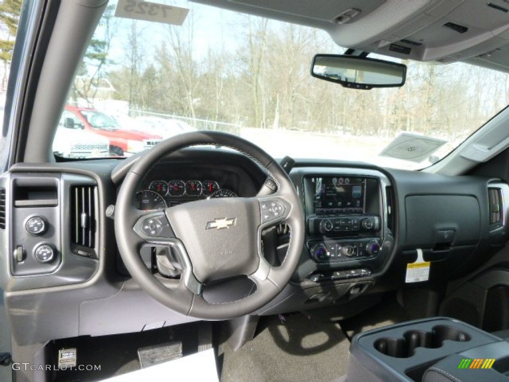 2014 Silverado 1500 LT Crew Cab 4x4 - Blue Granite Metallic / Jet Black photo #12