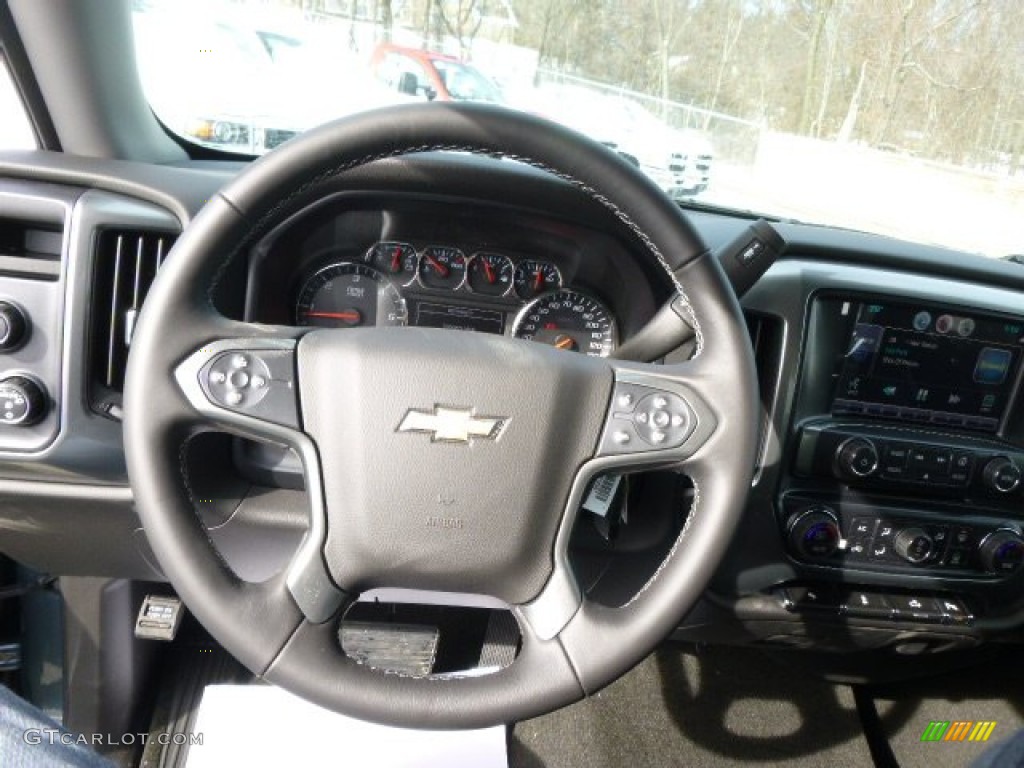 2014 Silverado 1500 LT Crew Cab 4x4 - Blue Granite Metallic / Jet Black photo #18