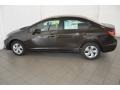 Kona Coffee Metallic - Civic LX Sedan Photo No. 8