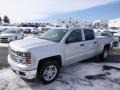 2014 Silver Ice Metallic Chevrolet Silverado 1500 LT Crew Cab 4x4  photo #2