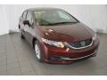 Crimson Pearl - Civic LX Sedan Photo No. 1